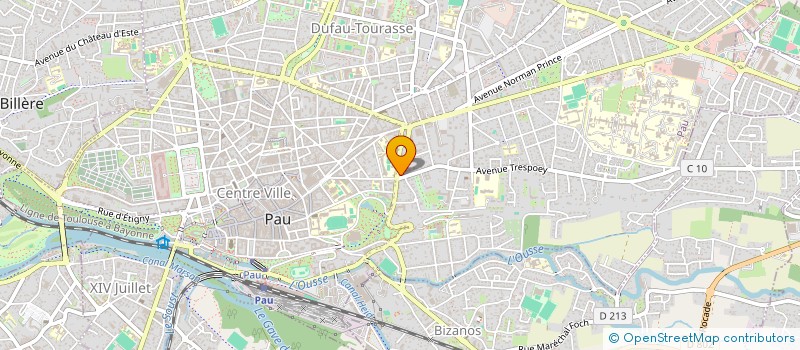 localisation de l'entreprise BOURDALE DUFAU AUDIT & CONSEILS à PAU