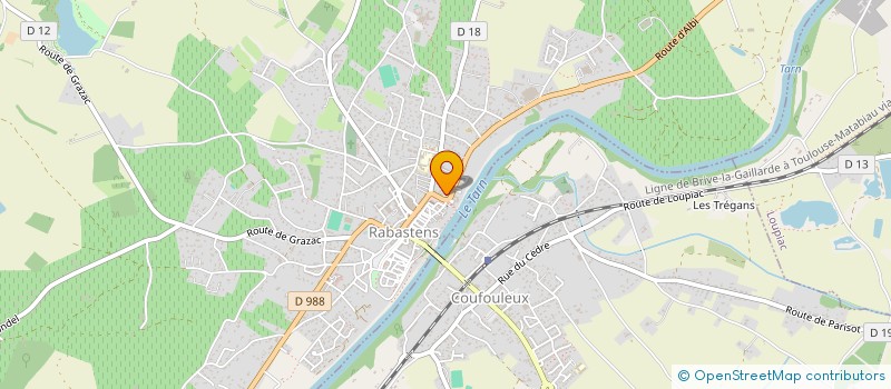 localisation de l'entreprise BOURDARIES A & H & BERTRAND ELISABETH à RABASTENS