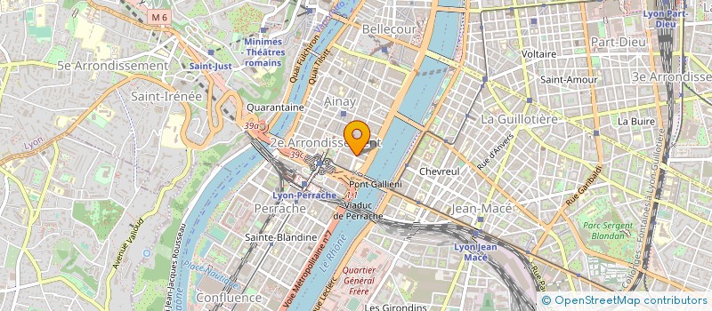 localisation de l'entreprise BOURDEAU OPTIQUE à LYON