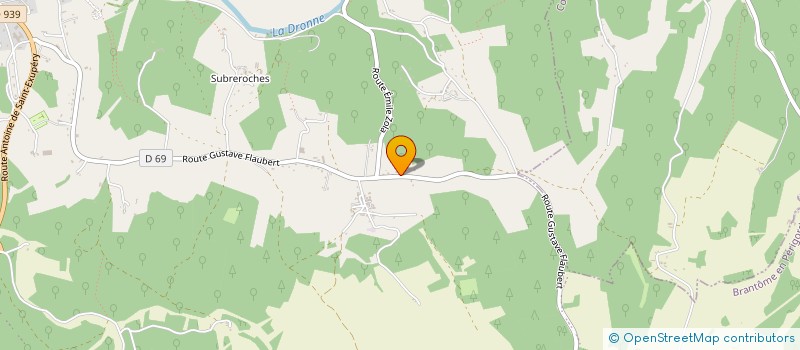 localisation de l'entreprise BOURDEILLES LOCATION IMMOBILIERES - BLI à BRANTOME EN PERIGORD