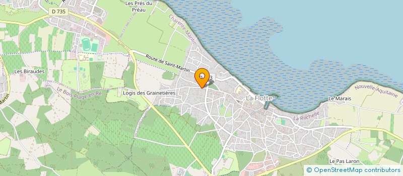 localisation de l'entreprise BOURDEJEAU  LA FLOTTE