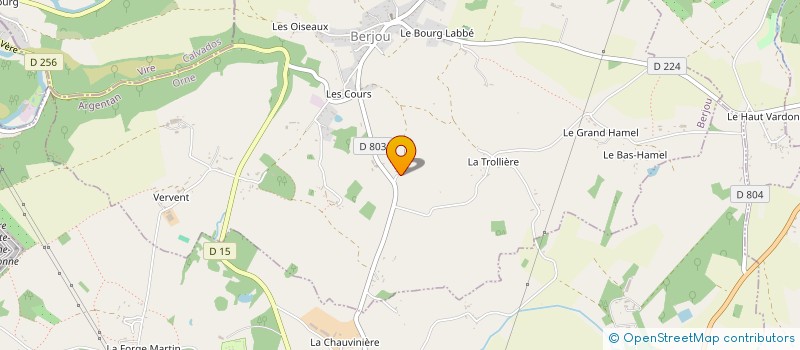 localisation de l'entreprise BOURDENET à ATHIS-VAL DE ROUVRE