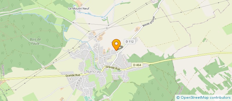 localisation de l'entreprise BOURDIER à NANCRAY