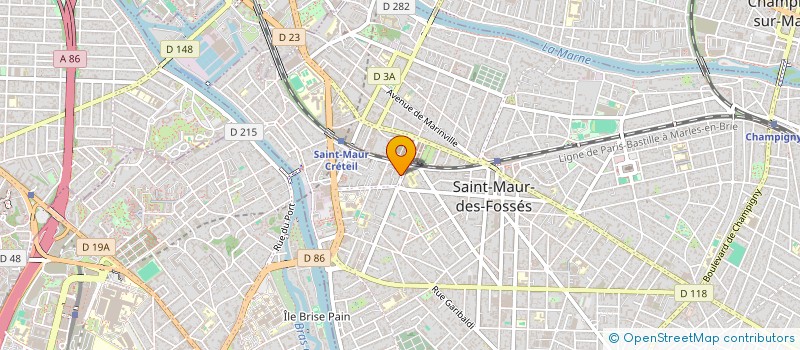 localisation de l'entreprise BOURDIGNON à SAINT-MAUR-DES-FOSSES