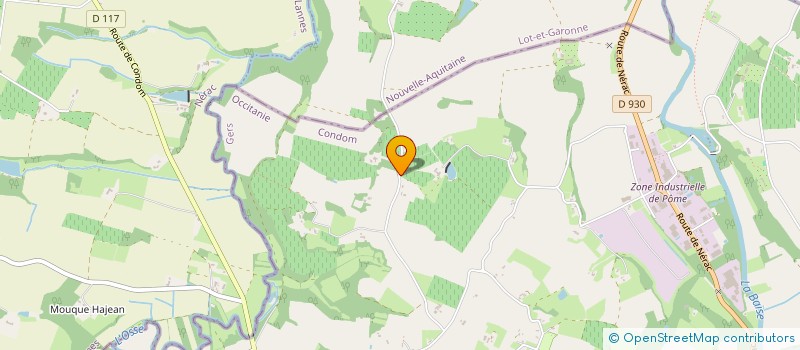 localisation de l'entreprise BOURDILET  CONDOM