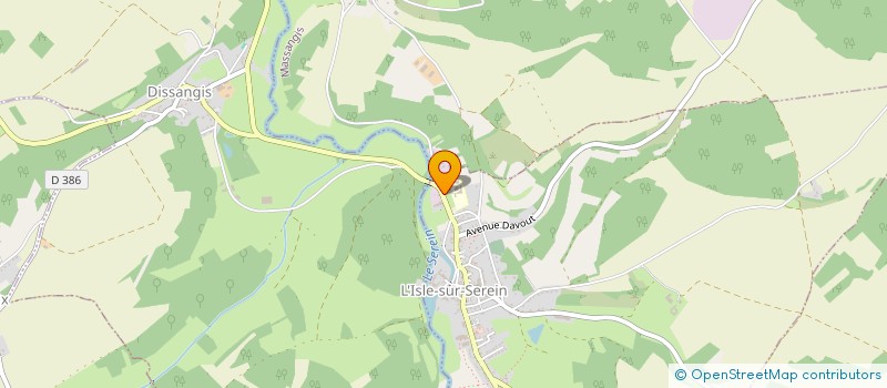 localisation de l'entreprise BOURDILLAT  SAINTE-COLOMBE