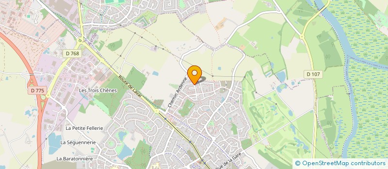 localisation de l'entreprise BOURDILLAT - HOUZE  AVRILLE