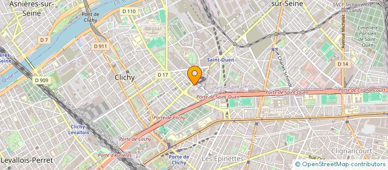 localisation de l'entreprise BOURDIN - CORVAISIER  CLICHY