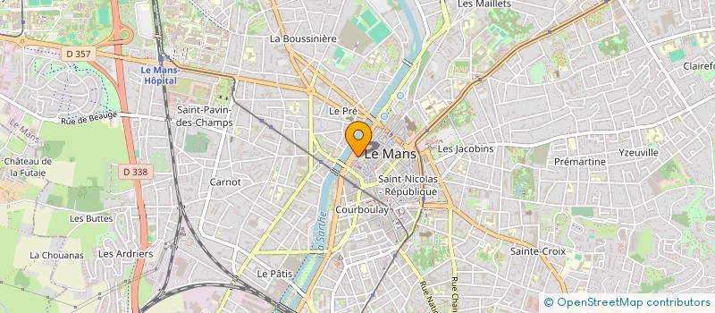 localisation de l'entreprise BOURDIN DISTRIBUTION à LE MANS