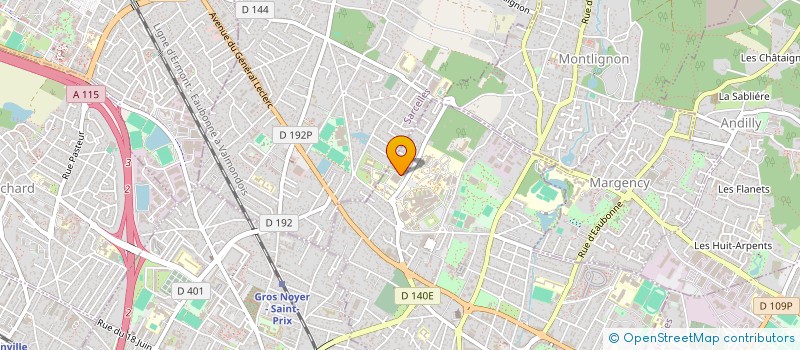 localisation de l'entreprise BOURDIN LEVASSEUR INVESTISSEMENTS à EAUBONNE