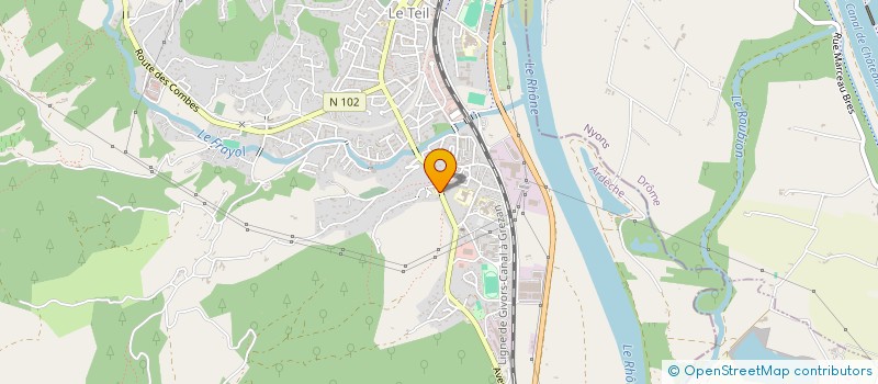 localisation de l'entreprise BOURDIN PIGIERE  LE TEIL