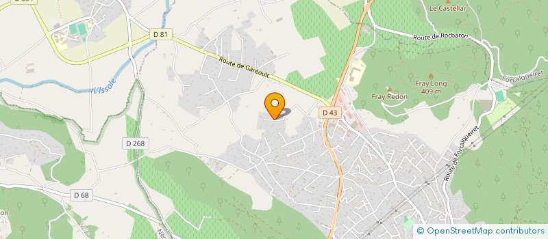 localisation de l'entreprise BOURDINAUD  ROCBARON