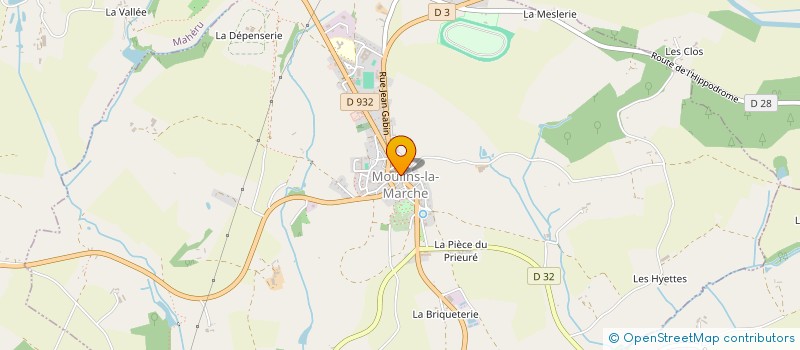 localisation de l'entreprise BOURDON-CHAMPFAILLY à MOULINS-LA-MARCHE