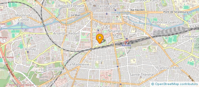 localisation de l'entreprise BOURDON & CIE  RENNES