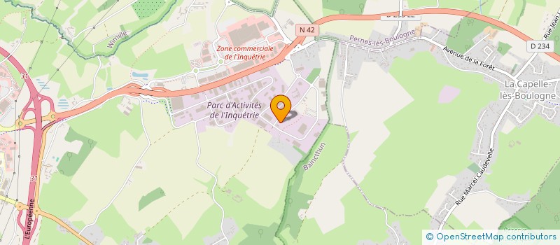localisation de l'entreprise BOURDON RENOVATION à SAINT-MARTIN-BOULOGNE