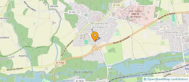 localisation de l'entreprise BOURDON SECURITE CONSEIL à BRUYERES-LE-CHATEL