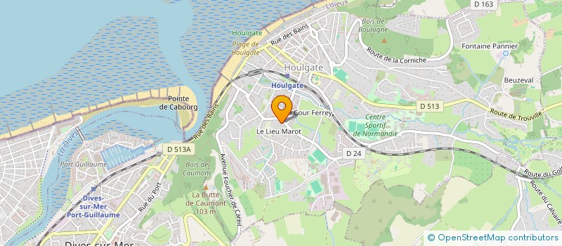 localisation de l'entreprise BOURDONNET INDIVISION  HOULGATE