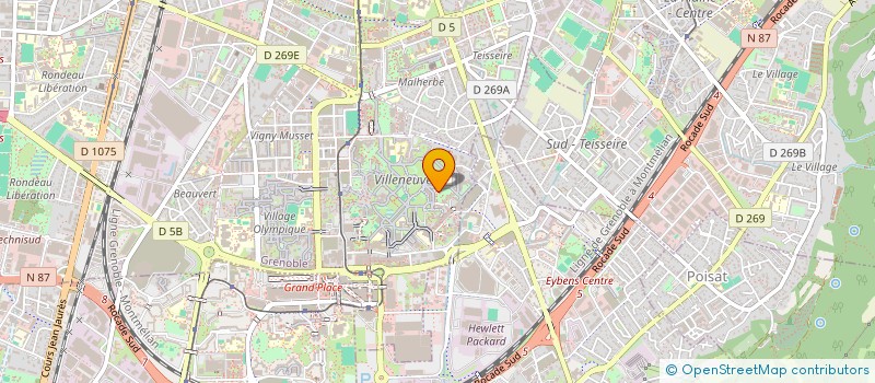 localisation de l'entreprise BOURDONS DES ALPES à GRENOBLE