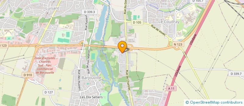 localisation de l'entreprise BOURDY HIEBEL IMMOBILIER à MIGNIERES