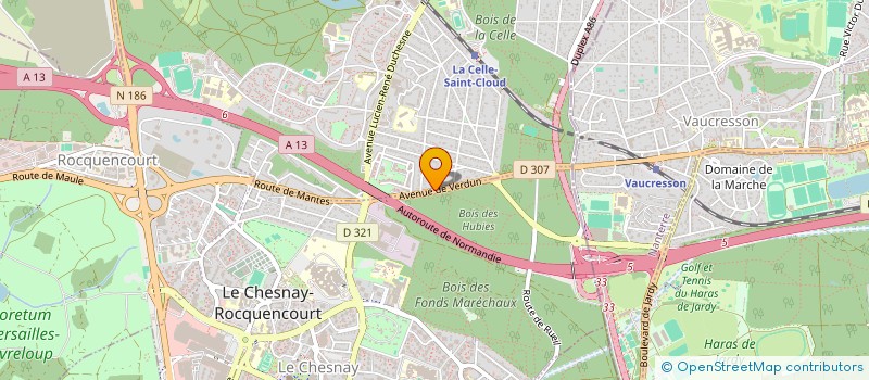 localisation de l'entreprise BOUREAU CONSEILS  LA CELLE-SAINT-CLOUD