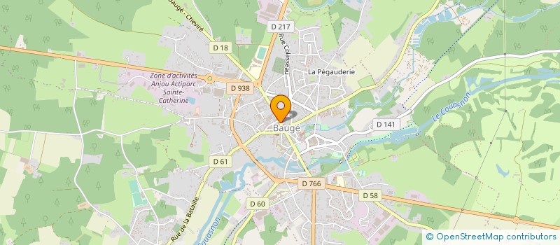 localisation de l'entreprise BOUREAU OLIVER SERVICE à BAUGE-EN-ANJOU