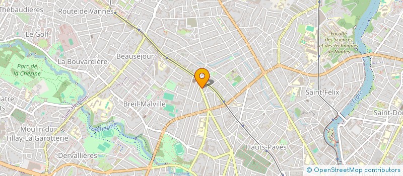 localisation de l'entreprise BOUREBOURREAU à NANTES
