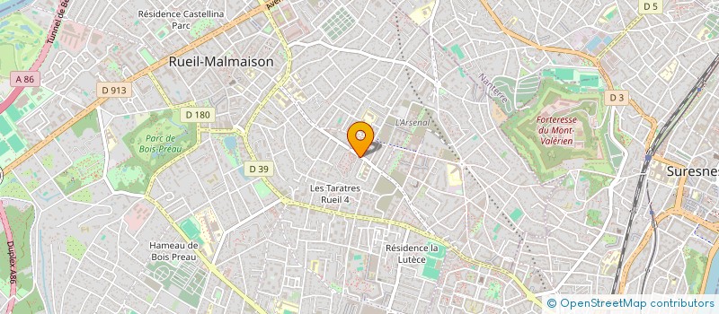 localisation de l'entreprise BOUREL à RUEIL MALMAISON