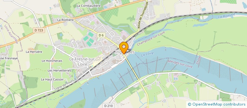 localisation de l'entreprise BOUREL-CONROY  INGRANDES-LE-FRESNE-SUR-LOIRE