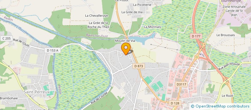 localisation de l'entreprise BOUREPAUME  REDON