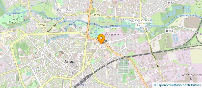 localisation de l'entreprise BOURESSE ENERGIES à ARRAS