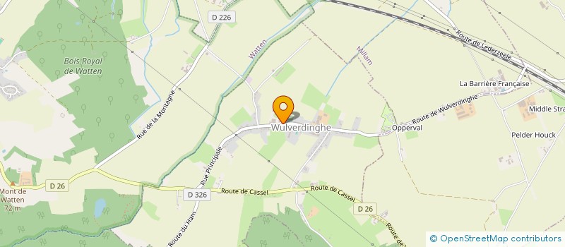 localisation de l'entreprise BOURET à WULVERDINGHE