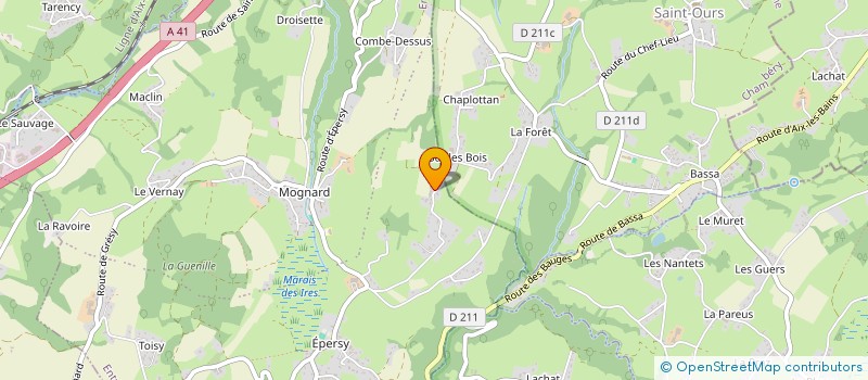 localisation de l'entreprise BOURET-CHATARD  ENTRELACS