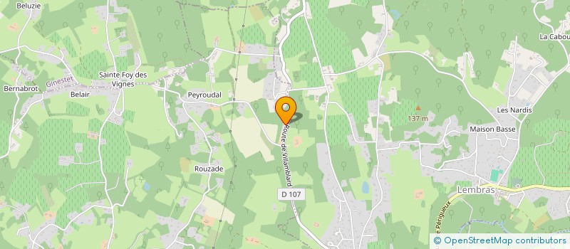 localisation de l'entreprise BOURG CHERI  LEMBRAS