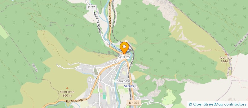 localisation de l'entreprise BOURG & DUMONT  SERRES