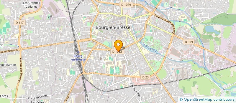 localisation de l'entreprise BOURG FAST-FOOD à BOURG-EN-BRESSE