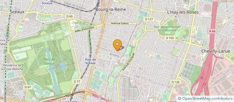 localisation de l'entreprise BOURG LA REINE AVF ACCUEIL à BOURG-LA-REINE