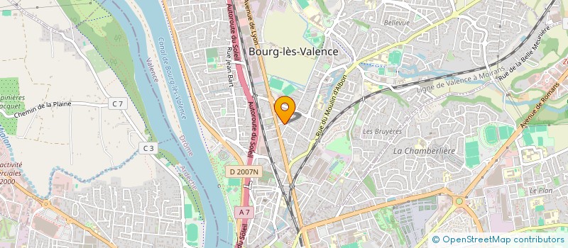 localisation de l'entreprise BOURG LES VALENCE JUMELAGES à BOURG-LES-VALENCE