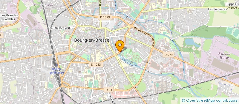 localisation de l'entreprise BOURG MAINTENANCE DEPANNAGE CHAUFFAGE à BOURG-EN-BRESSE