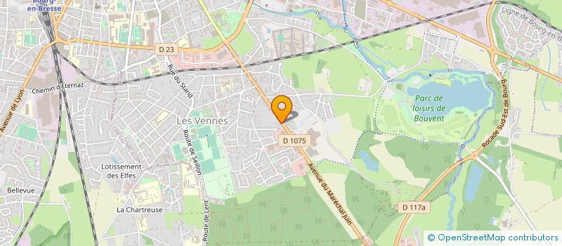 localisation de l'entreprise BOURG PNEUS OCCAZ SARL à BOURG-EN-BRESSE