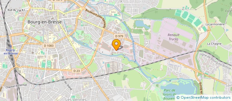 localisation de l'entreprise BOURG SALONS à BOURG-EN-BRESSE