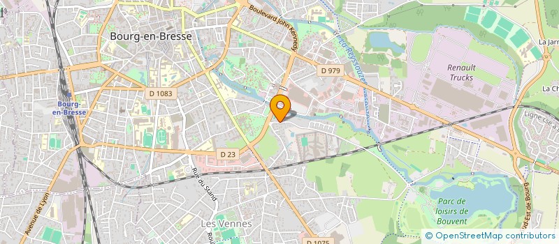 localisation de l'entreprise BOURG SANTE ADOS à BOURG-EN-BRESSE