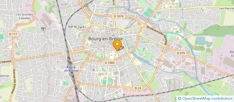 localisation de l'entreprise BOURG & SOLIDARITE à BOURG-EN-BRESSE