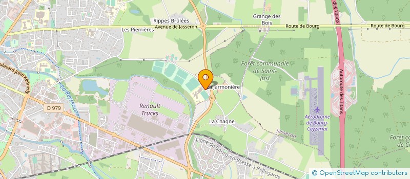 localisation de l'entreprise BOURG SUD à BOURG-EN-BRESSE