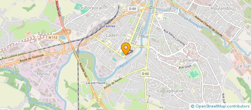 localisation de l'entreprise BOURGADE  CASTRES