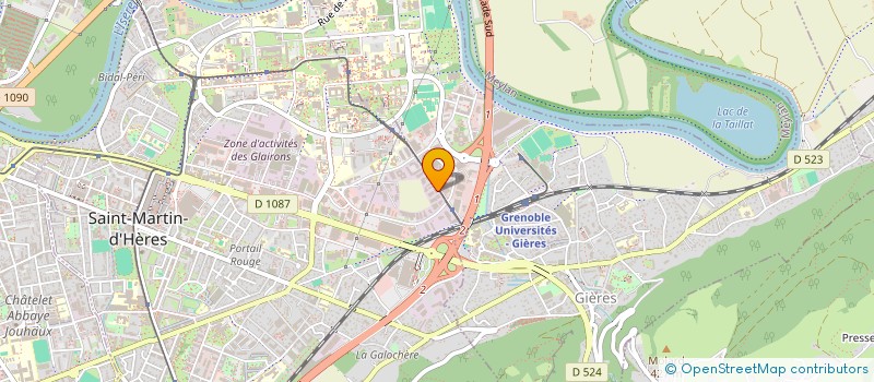 localisation de l'entreprise BOURGAMON  SAINT-MARTIN-D'HERES