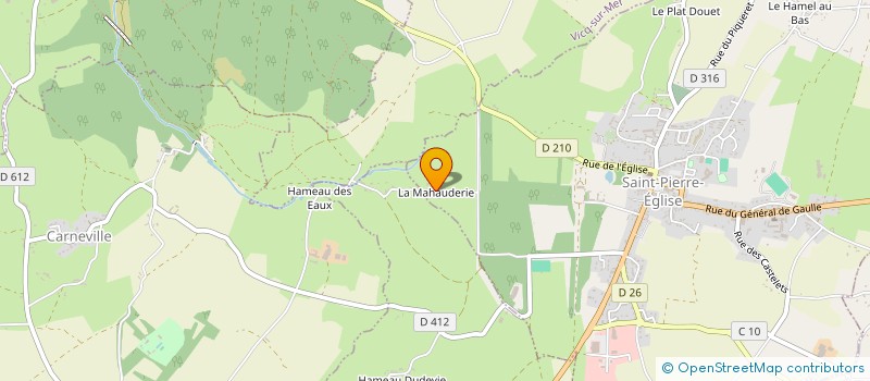 localisation de l'entreprise BOURGASSELIN  SAINT-PIERRE-EGLISE