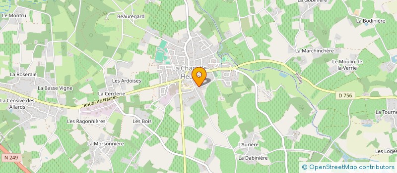 localisation de l'entreprise BOURGEAIS MACONNERIE RENOVATION  LA CHAPELLE-HEULIN