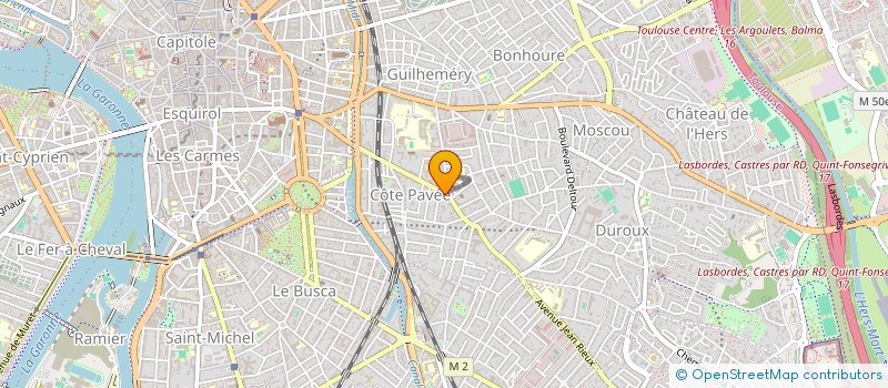 localisation de l'entreprise BOURGEAT VERONIQUE ET MILLET ARNAUD  TOULOUSE