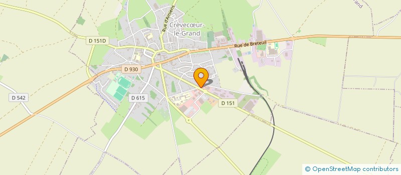 localisation de l'entreprise BOURGELAT  CREVECUR-LE-GRAND