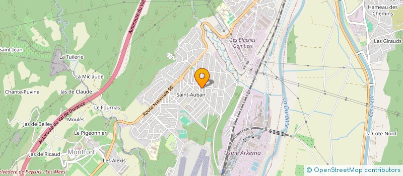 localisation de l'entreprise BOURGELAT  CHATEAU-ARNOUX-SAINT-AUBAN